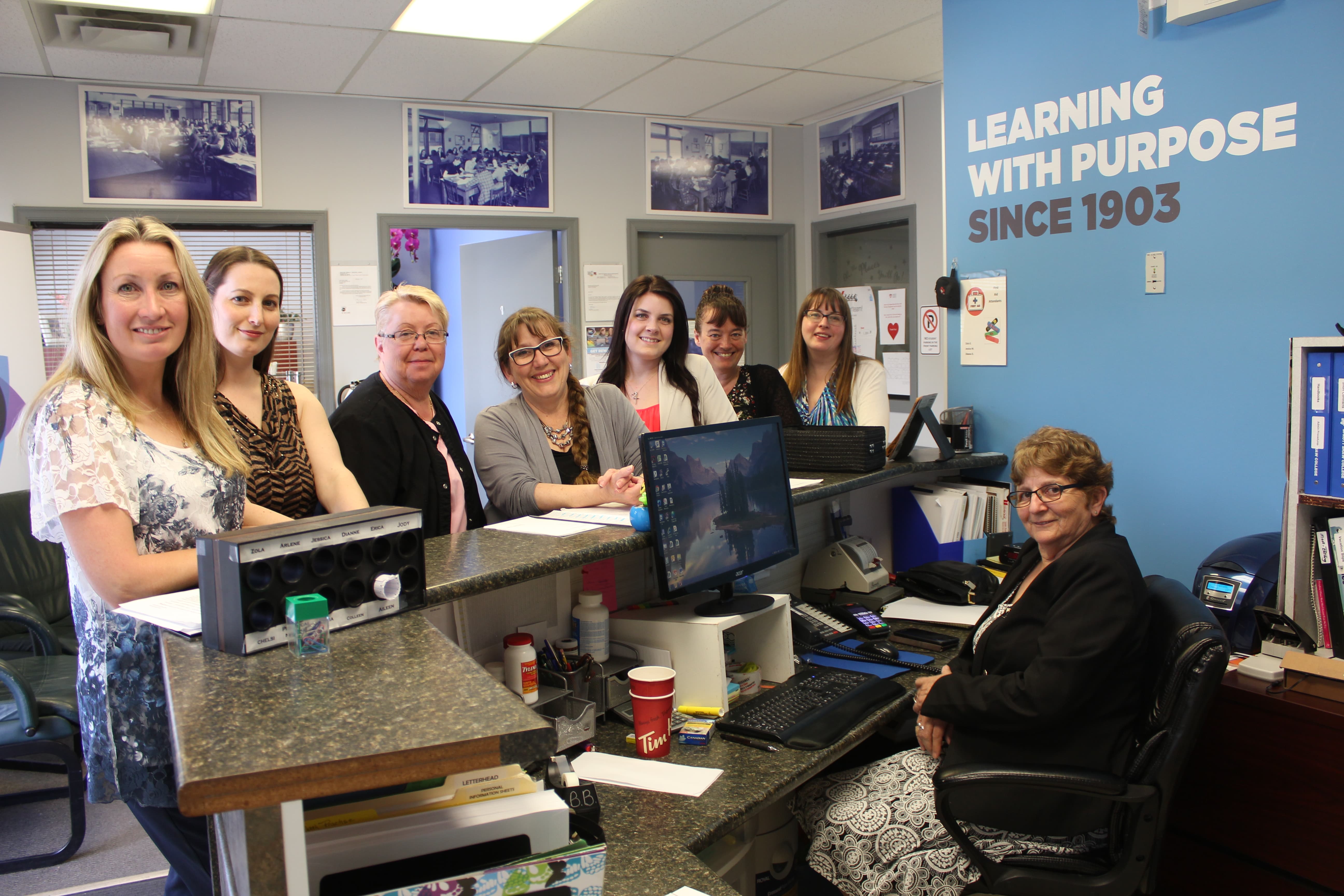 sprott shaw college penticton campus students and staff