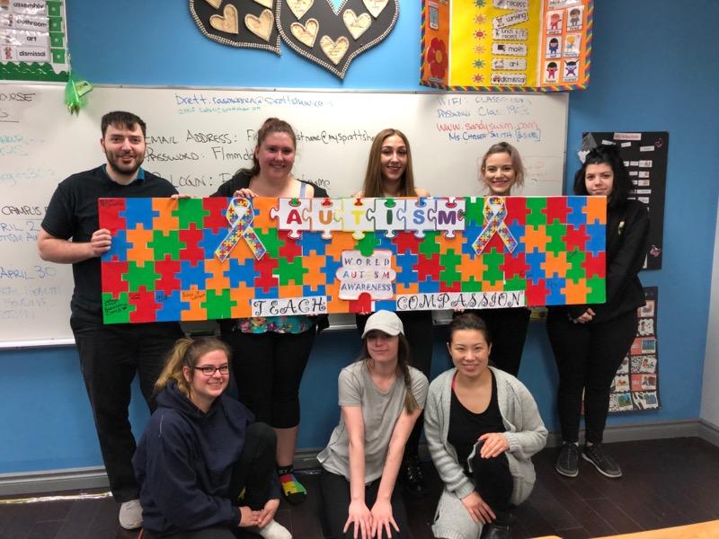 sprott shaw college maple ridge campus students world autism awareness day