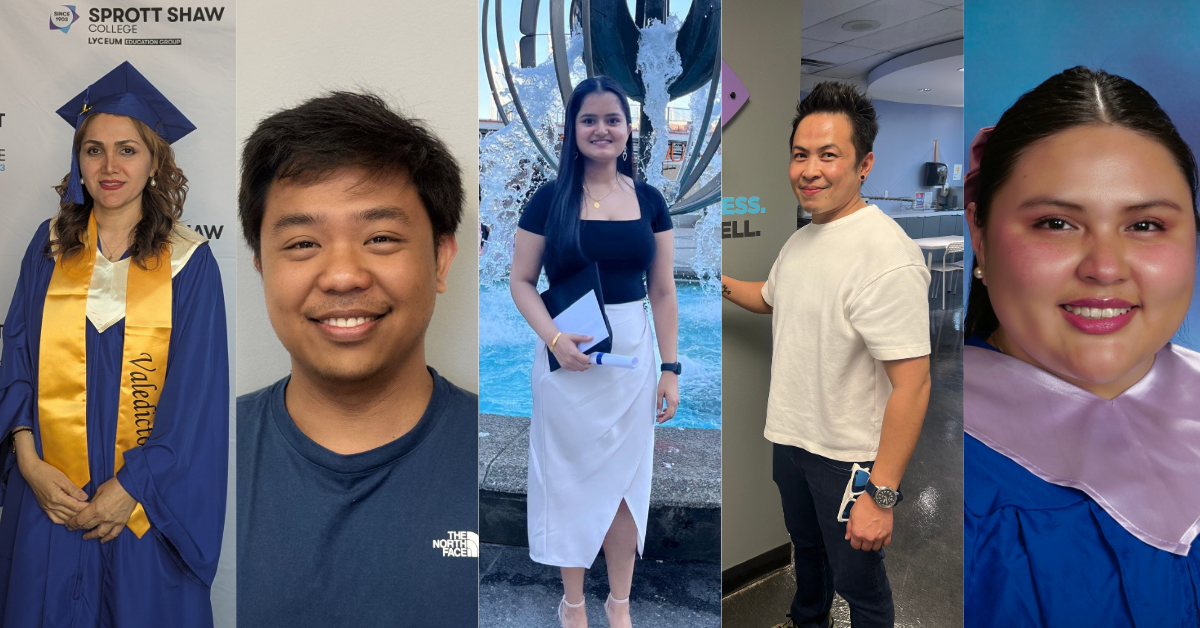 Meet Sprott Shaw’s 2026 Lower Mainland Valedictorians